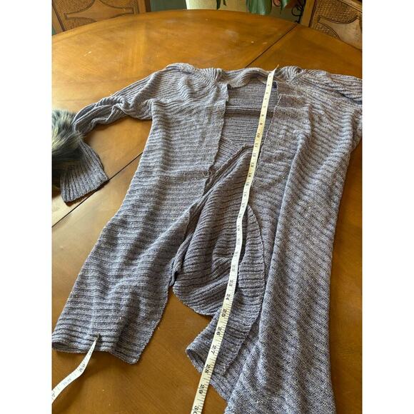 Eileen Fisher knitted artsy layering cardigan cover style top size large - Picture 6 of 8